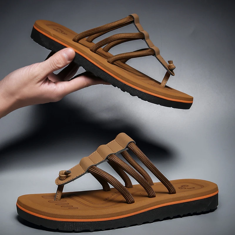 Sandals men's tide summer new style leather toe cap outdoor leisure sports hollow sandals beach shoes
Sandals men's tide summer new style leather toe cap outdoor leisure sports hollow sandals beach shoes