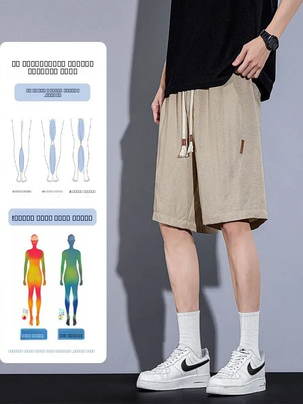 Мужские летние брюки из ледяного шелка, новые повседневные быстросохнущие спортивные брюки, универсальные рабочие брюки-капри
Мужские летние брюки из ледяного шелка, новые повседневные быстросохнущие спортивные брюки, универсальные рабочие брюки-капри