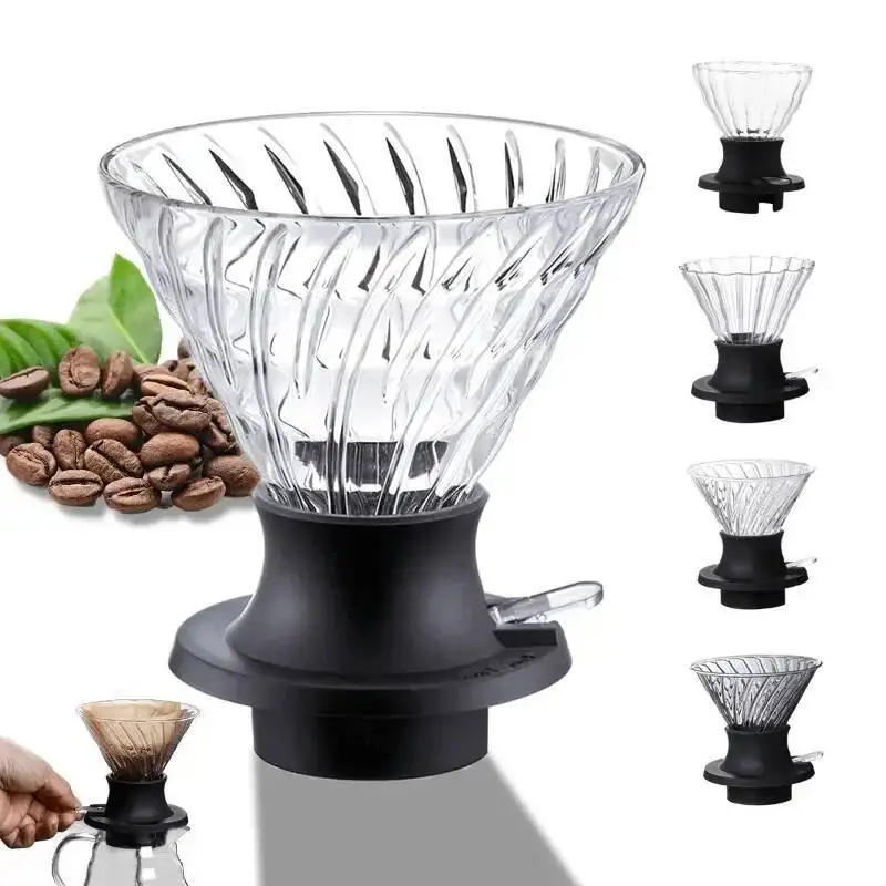 Reusable Immersion Coffee Dripper and Filters Glass Hand Brewing Coffee Maker Coffee Filter Cup for Home Coffee Shop Use
Reusable Immersion Coffee Dripper and Filters Glass Hand Brewing Coffee Maker Coffee Filter Cup for Home Coffee Shop Use