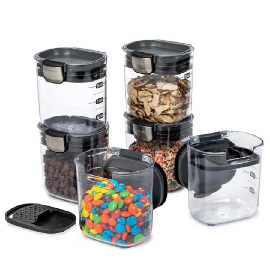 PKS-401 1.5 Cup Mini Prokeeper+ Airtight Silicone Seal Storage Container Great For Spices and Baking Acessories 6- Piece
PKS-401 1.5 Cup Mini Prokeeper+ Airtight Silicone Seal Storage Container Great For Spices and Baking Acessories 6- Piece