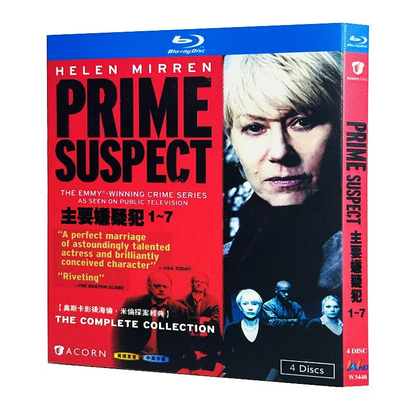 Blu-ray Ultra HD US TV Series Prime Suspect Seasons 1–7 Box Set with English and Chinese Subtitles
Blu-ray Ultra HD US TV Series Prime Suspect Seasons 1–7 Box Set with English and Chinese Subtitles