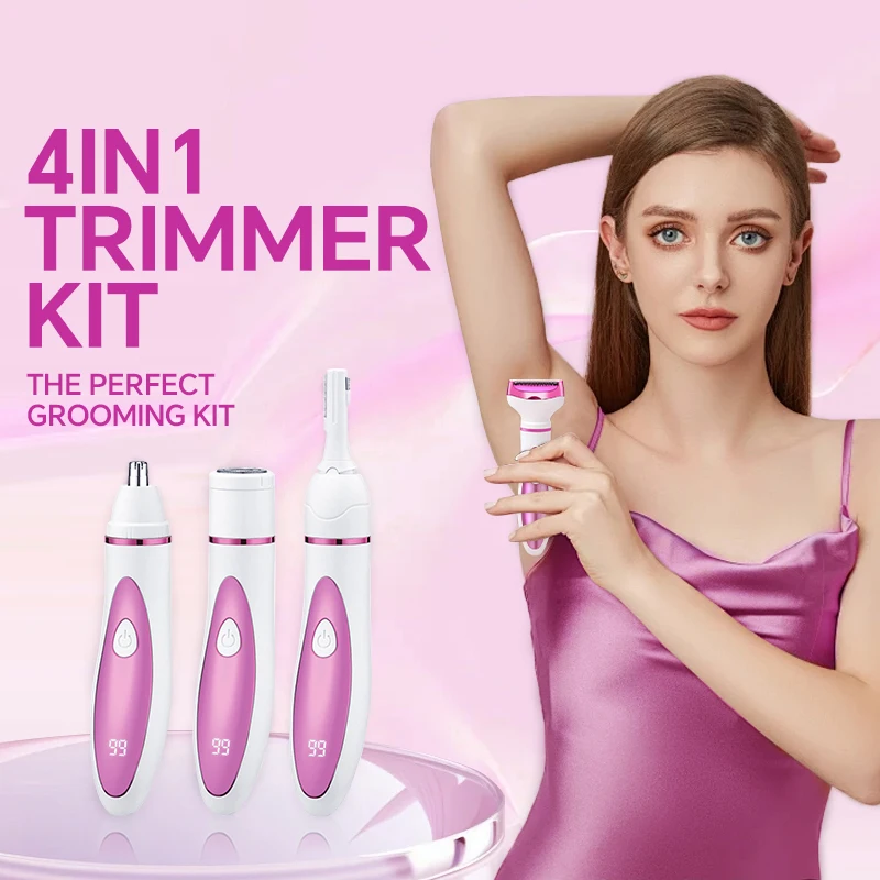 Аккумуляторная электробритва 4-в-1 для женщин — триммер для лица, носа, ног, подмышек, бикини — влажный и сухой, безболезненный набор для ухода за волосами — P
Аккумуляторная электробритва 4-в-1 для женщин — триммер для лица, носа, ног, подмышек, бикини — влажный и сухой, безболезненный набор для ухода за волосами — P