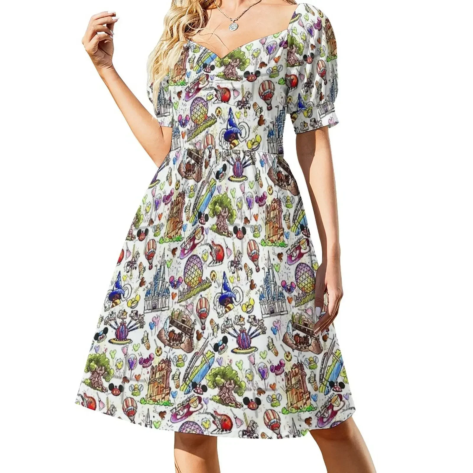 full action Short-Sleeved Dress summer dresses prom clothes Women's summer suit Dress
full action Short-Sleeved Dress summer dresses prom clothes Women's summer suit Dress