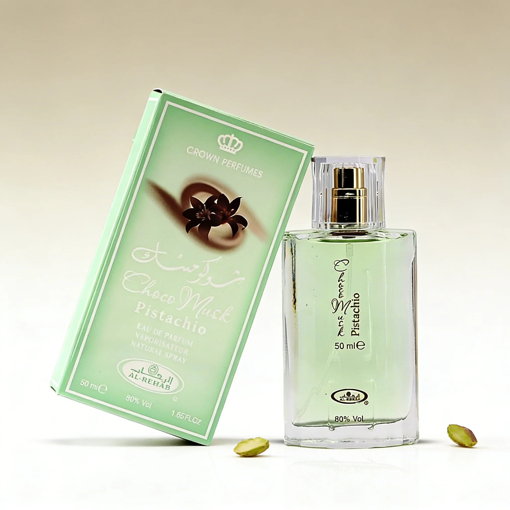 Al Rehab Choco Musk Pistachio Unisex Eau de Parfum - Creamy Pistachio & Chocolate Fragrance, Perfect Gift for All
Al Rehab Choco Musk Pistachio Unisex Eau de Parfum - Creamy Pistachio & Chocolate Fragrance, Perfect Gift for All