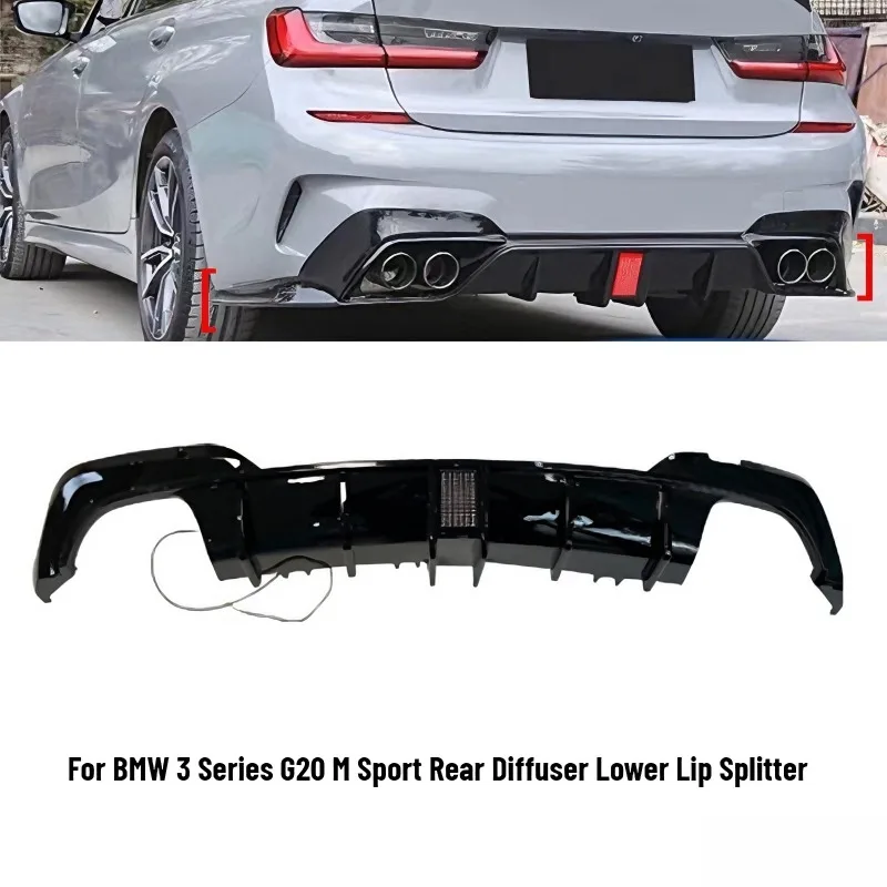 Задний диффузор для BMW 3 серии G20 M Sport 2018+, комплект кузова, нижний разделитель губ, губа бампера, задний спойлер автомобиля, автомобильный аксессуар
Задний диффузор для BMW 3 серии G20 M Sport 2018+, комплект кузова, нижний разделитель губ, губа бампера, задний спойлер автомобиля, автомобильный аксессуар