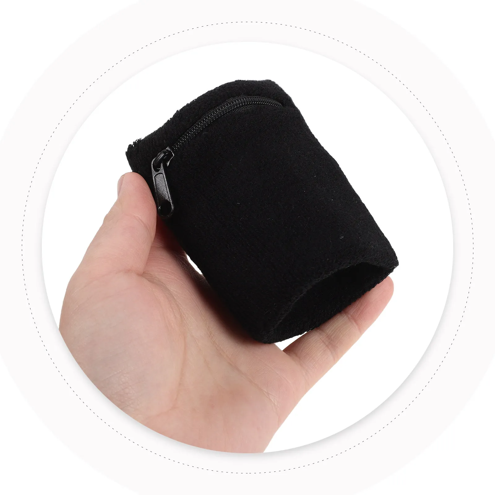 2Pcs Wristband Zipper Pouch Cotton Sweatband Running Gym Hiking Travel Key Card Wallet 3.7x3.3 Inches Breathable Lightweight
2Pcs Wristband Zipper Pouch Cotton Sweatband Running Gym Hiking Travel Key Card Wallet 3.7x3.3 Inches Breathable Lightweight