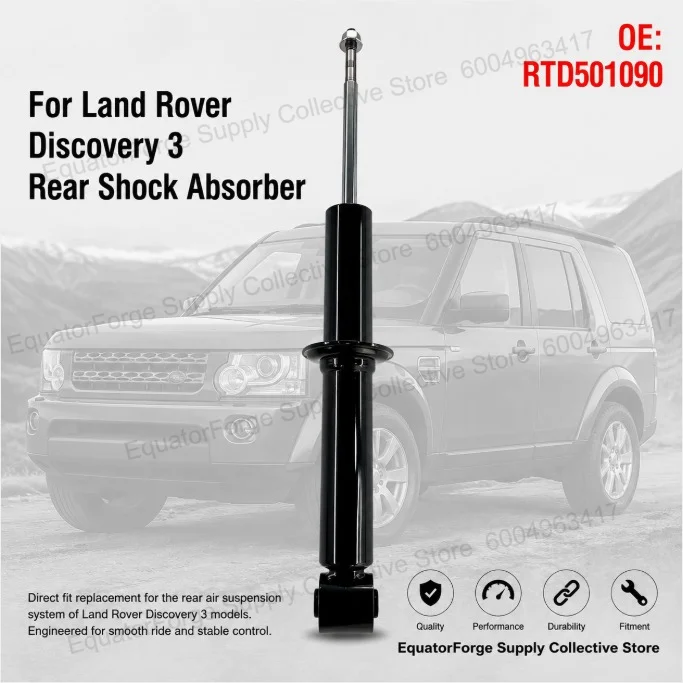 For Land Rover Discovery 3 Rear Non-Electric Air Shock Strut Assembly, Direct Mount Stable Comfort Ride OE Number RTD501090
For Land Rover Discovery 3 Rear Non-Electric Air Shock Strut Assembly, Direct Mount Stable Comfort Ride OE Number RTD501090