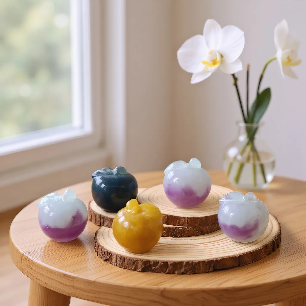 1PC natural multi-colored fluorite apple, with a charming design, perfect for home decor or occasion gift for holidays special
1PC natural multi-colored fluorite apple, with a charming design, perfect for home decor or occasion gift for holidays special