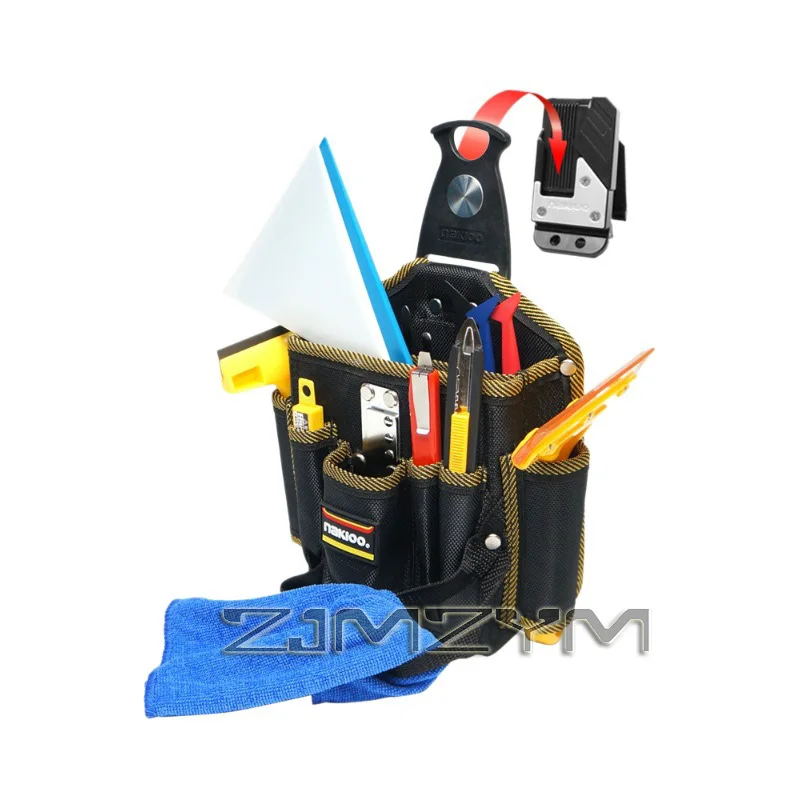 Car color-changing film tool kit, rotating quick-hanging belt waist bag, car clothes tool storage bag, waist bag,Film tool kit
Car color-changing film tool kit, rotating quick-hanging belt waist bag, car clothes tool storage bag, waist bag,Film tool kit