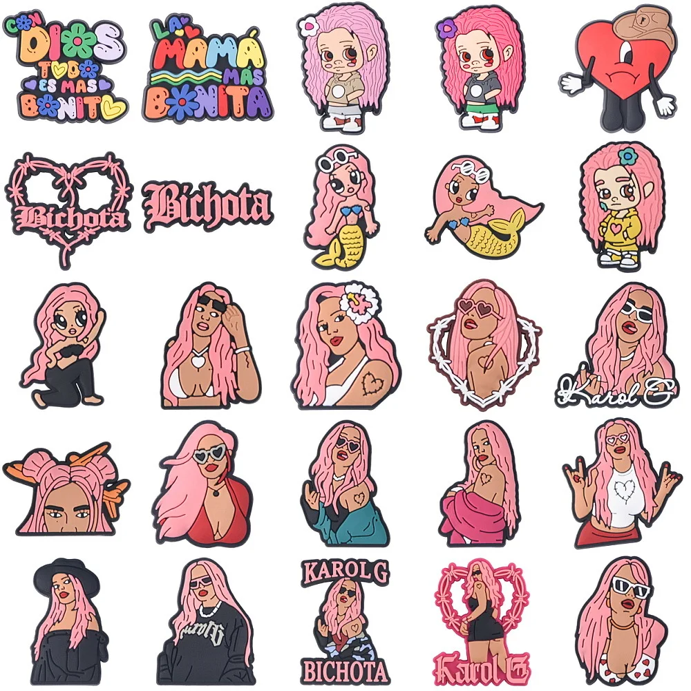 Girl Shoe Charms Famous Rapper Singer Accessories Shoe Decorations for Girl Women Party Gifts
Girl Shoe Charms Famous Rapper Singer Accessories Shoe Decorations for Girl Women Party Gifts