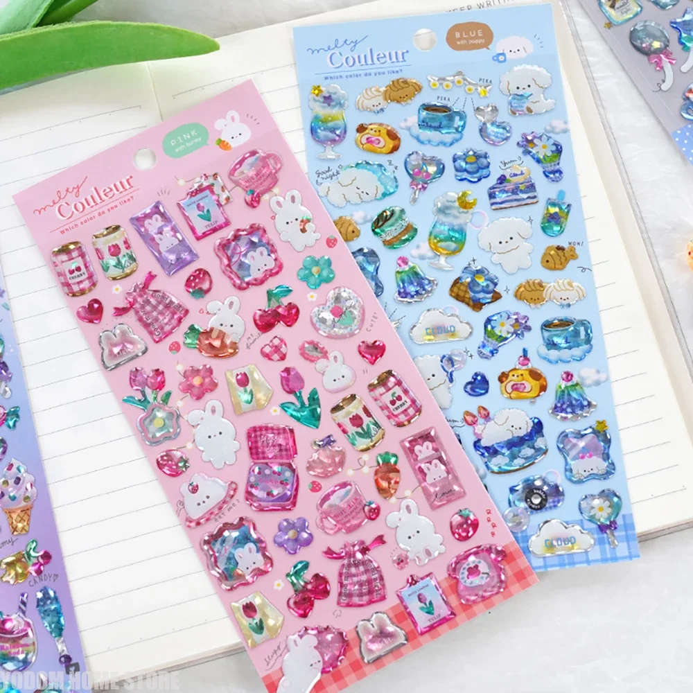 3D Crystal Relief Stickers Shining Gemstone Gift Stickers Kawaii Phone 1/6 Cute Cartoon Animals
3D Crystal Relief Stickers Shining Gemstone Gift Stickers Kawaii Phone 1/6 Cute Cartoon Animals