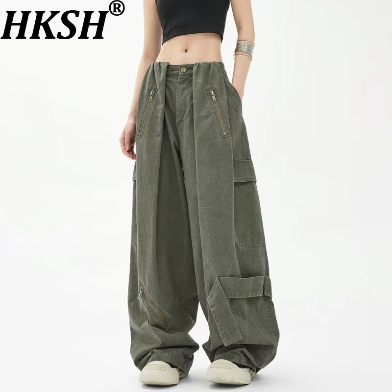 HKSH весна осень новые женские джинсы с несколькими карманами темпераментный стиль сафари американский ретро уличная одежда повседневные широкие брюки HK11984
HKSH весна осень новые женские джинсы с несколькими карманами темпераментный стиль сафари американский ретро уличная одежда повседневные широкие брюки HK11984