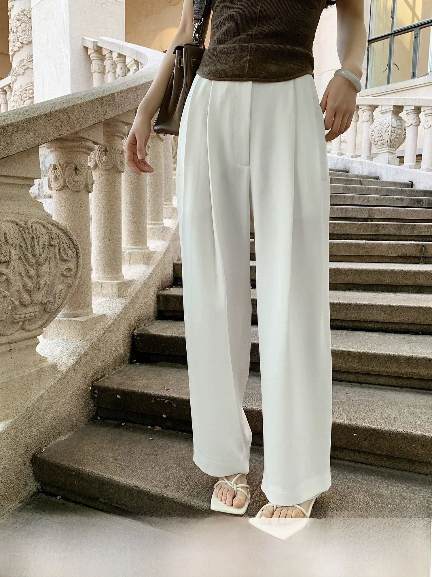 Yang Xiao Yao High-End Rayon Suit Pants Straight Leg Women's Faion Spring Summer New Sle Versatile Long Pants
Yang Xiao Yao High-End Rayon Suit Pants Straight Leg Women's Faion Spring Summer New Sle Versatile Long Pants