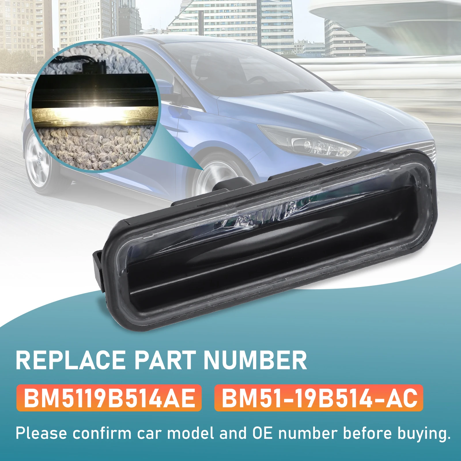 BM51-19B514-AC BM51-19B514-AE Rear Trunk Tailgate Door Handle Switch Opening Button For Ford Focus MK3 III 2010 2011 2012-2014
BM51-19B514-AC BM51-19B514-AE Rear Trunk Tailgate Door Handle Switch Opening Button For Ford Focus MK3 III 2010 2011 2012-2014