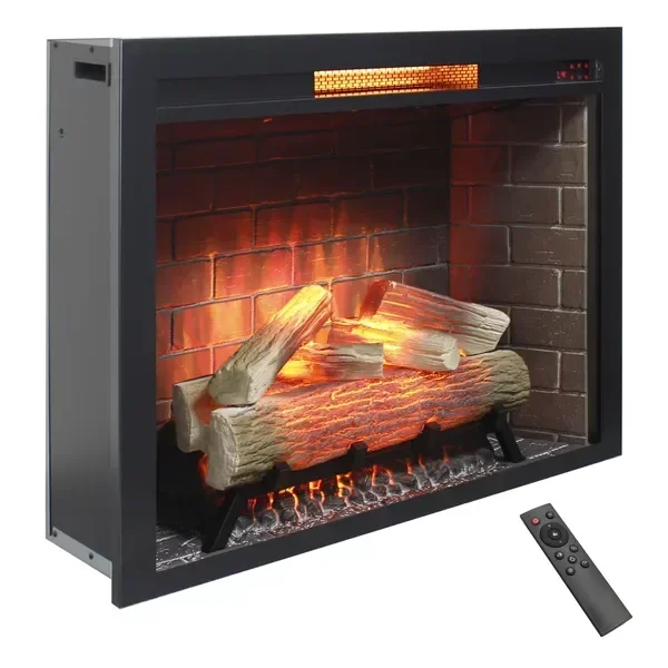 33 inch Infrared Electric Fireplace Insert, Touch Panel Home Decor Heater,Smokel.With fixed Trim Kit .With Crackling Sound
33 inch Infrared Electric Fireplace Insert, Touch Panel Home Decor Heater,Smokel.With fixed Trim Kit .With Crackling Sound