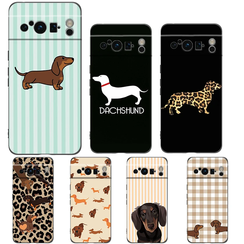 Cute Dachshund Bulldog Phone Case For Google Pixel 10A 10 9 8 7 6 Pro XL 9A 8A 6A 7A 5G Soft Shockproof TPU Black Cover
Cute Dachshund Bulldog Phone Case For Google Pixel 10A 10 9 8 7 6 Pro XL 9A 8A 6A 7A 5G Soft Shockproof TPU Black Cover