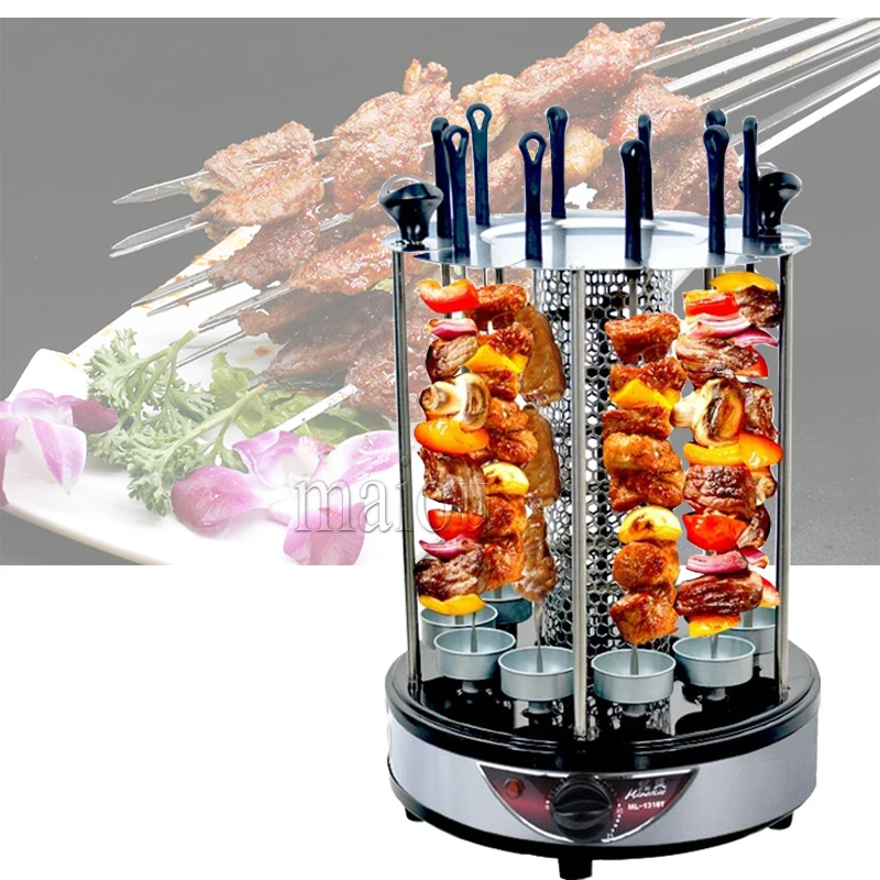 220v Electric Barbecue Grill Household Smokeless Rotating Lamb Kebab BBQ Machine
220v Electric Barbecue Grill Household Smokeless Rotating Lamb Kebab BBQ Machine