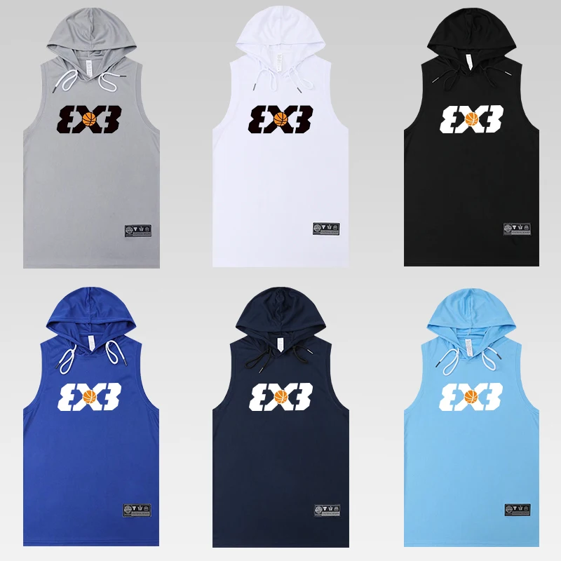 Shooting basketball jersey hooded shirt men's plus size basketball vest running training sports gym running loose jersey
Shooting basketball jersey hooded shirt men's plus size basketball vest running training sports gym running loose jersey