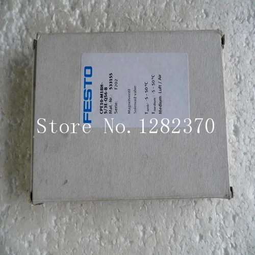 Новый оригинальный аутентичный электромагнитный клапан FESTO CPE10-M1BH-5/3E-QS6-B в наличии 533 155
Новый оригинальный аутентичный электромагнитный клапан FESTO CPE10-M1BH-5/3E-QS6-B в наличии 533 155