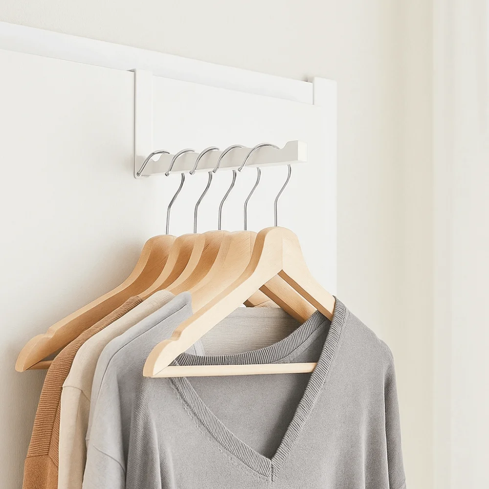 Collapsible Hooks Over-Door Coat Rack Creative Portable Drying Laundry Rack Space-Saving Rustproof Door Organizer Rack Dormitory
Collapsible Hooks Over-Door Coat Rack Creative Portable Drying Laundry Rack Space-Saving Rustproof Door Organizer Rack Dormitory