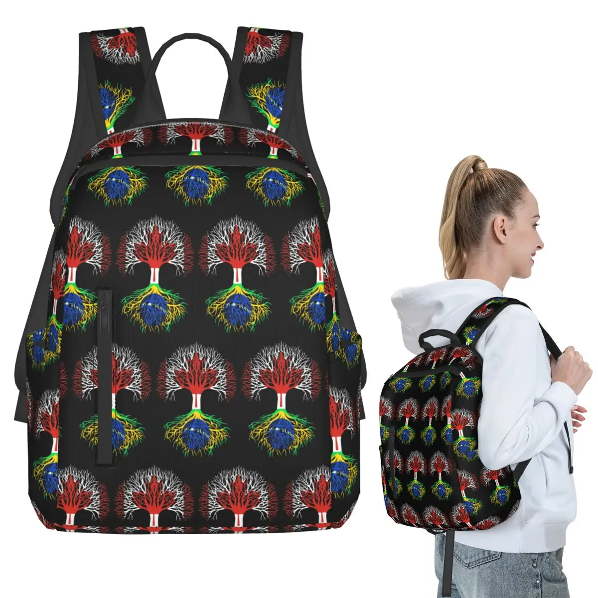 Canada Brazil Flag Tree Backpack Student BookBag Kids School Bag Computer Shoulder Bags Boys Girls
Canada Brazil Flag Tree Backpack Student BookBag Kids School Bag Computer Shoulder Bags Boys Girls