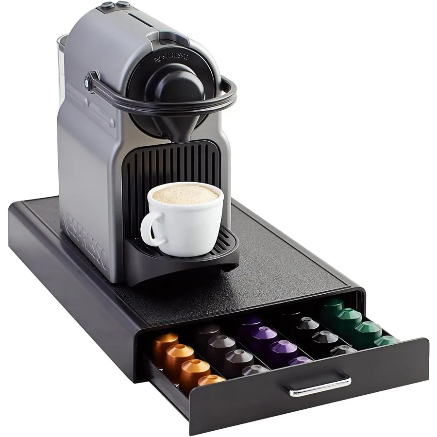 Nespresso OriginalLine Coffee Pod Compatible with 1 Storage Drawer Holder for 50 Capsule Capacity Designed for Efficient Coffee
Nespresso OriginalLine Coffee Pod Compatible with 1 Storage Drawer Holder for 50 Capsule Capacity Designed for Efficient Coffee