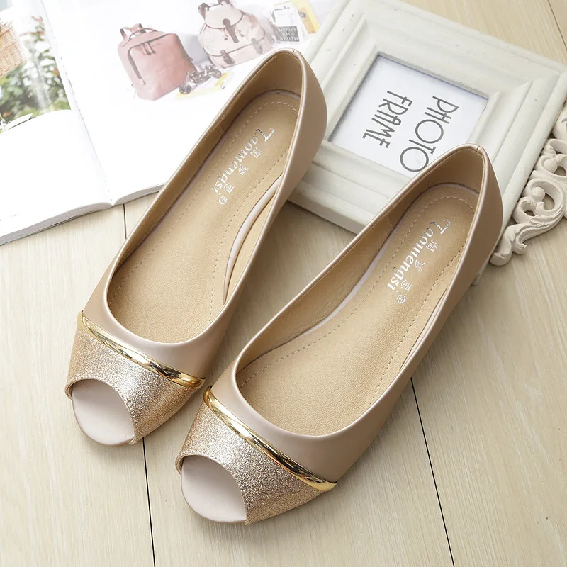 Classic Women's Shoes New Fashion Peep Toe Casual Shoes for Woman Comfortable Soft Sole Flat Shoes Designer Shoes Zapatos Mujer
Classic Women's Shoes New Fashion Peep Toe Casual Shoes for Woman Comfortable Soft Sole Flat Shoes Designer Shoes Zapatos Mujer