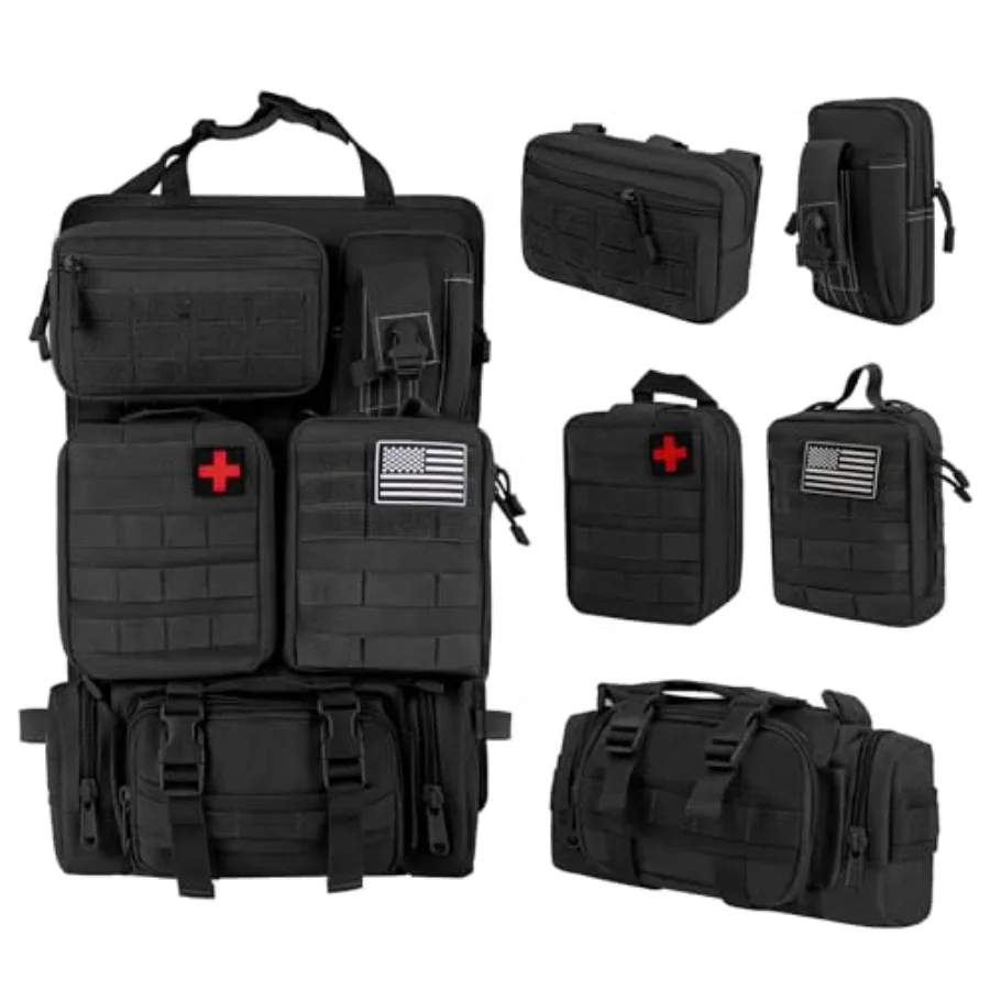 Tactical Car Seat Back Organizer Bag - Tactical Molle Vehicle Organizers Panel with 5 Detachable Pouches for Car Truck Ford Jee
Tactical Car Seat Back Organizer Bag - Tactical Molle Vehicle Organizers Panel with 5 Detachable Pouches for Car Truck Ford Jee