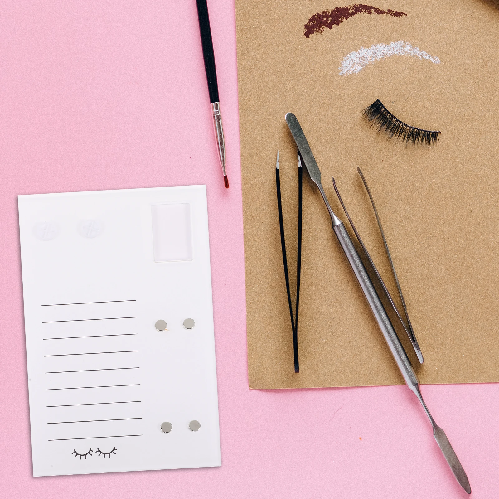 Magnetic Extension Tray Acrylic Tweezers Holder Lightweight Fake Eyelash Board Clear Lash Pallet Grafting Tool Salon Personal
Magnetic Extension Tray Acrylic Tweezers Holder Lightweight Fake Eyelash Board Clear Lash Pallet Grafting Tool Salon Personal
