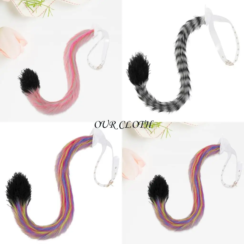 Furry Cats Foxes Tail Faux Furs Animal Tail Foxes Cats Dog Wolf Tail Cosplay Y1AC
Furry Cats Foxes Tail Faux Furs Animal Tail Foxes Cats Dog Wolf Tail Cosplay Y1AC