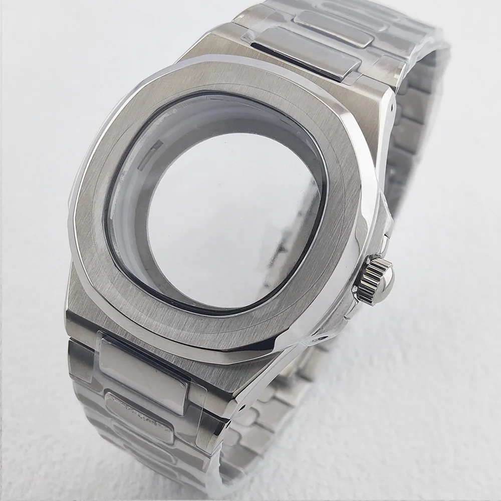 Корпус часов NH35, корпус 41 мм с ремешком, корпус из нержавеющей стали, сапфировое стекло, подходит для NH35, корпус механизма, стальной корпус, аксессуары для часов
Корпус часов NH35, корпус 41 мм с ремешком, корпус из нержавеющей стали, сапфировое стекло, подходит для NH35, корпус механизма, стальной корпус, аксессуары для часов