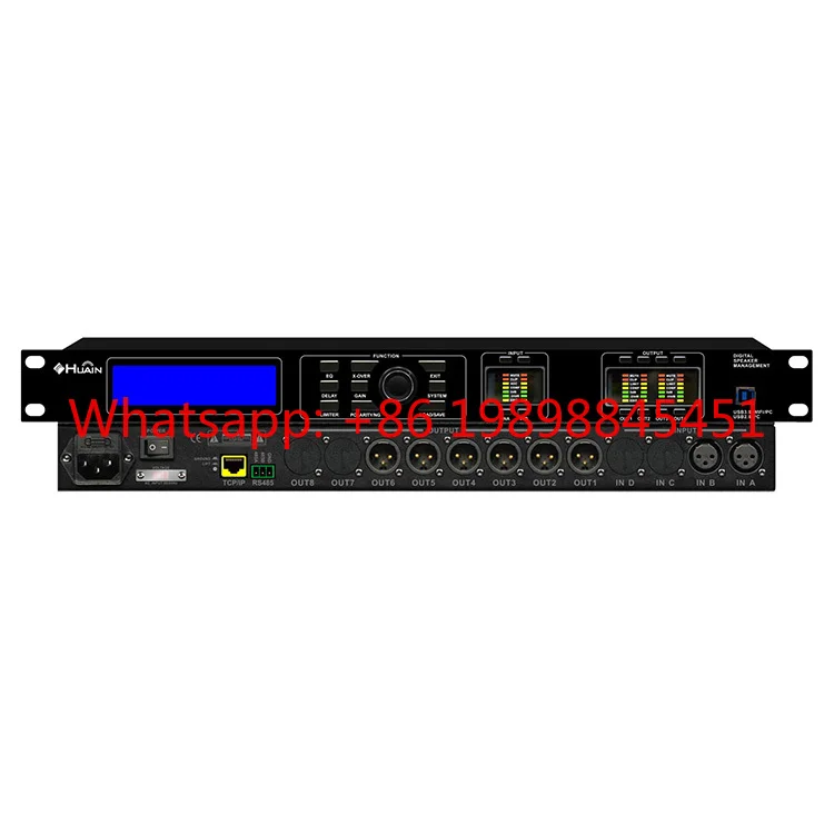 2 In 6 Out Professional DSP Audio Processor, High Quality Digital Sound Processor for Stage Performance
2 In 6 Out Professional DSP Audio Processor, High Quality Digital Sound Processor for Stage Performance