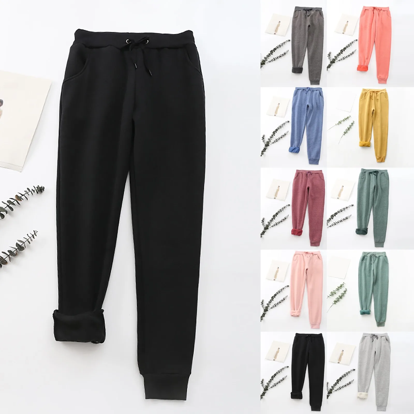 Casual Assorted Hoodies Warm Sports Plain Colored Leggings Elastic Strap Casual Pants Bottoms Leisure Sports
Casual Assorted Hoodies Warm Sports Plain Colored Leggings Elastic Strap Casual Pants Bottoms Leisure Sports
