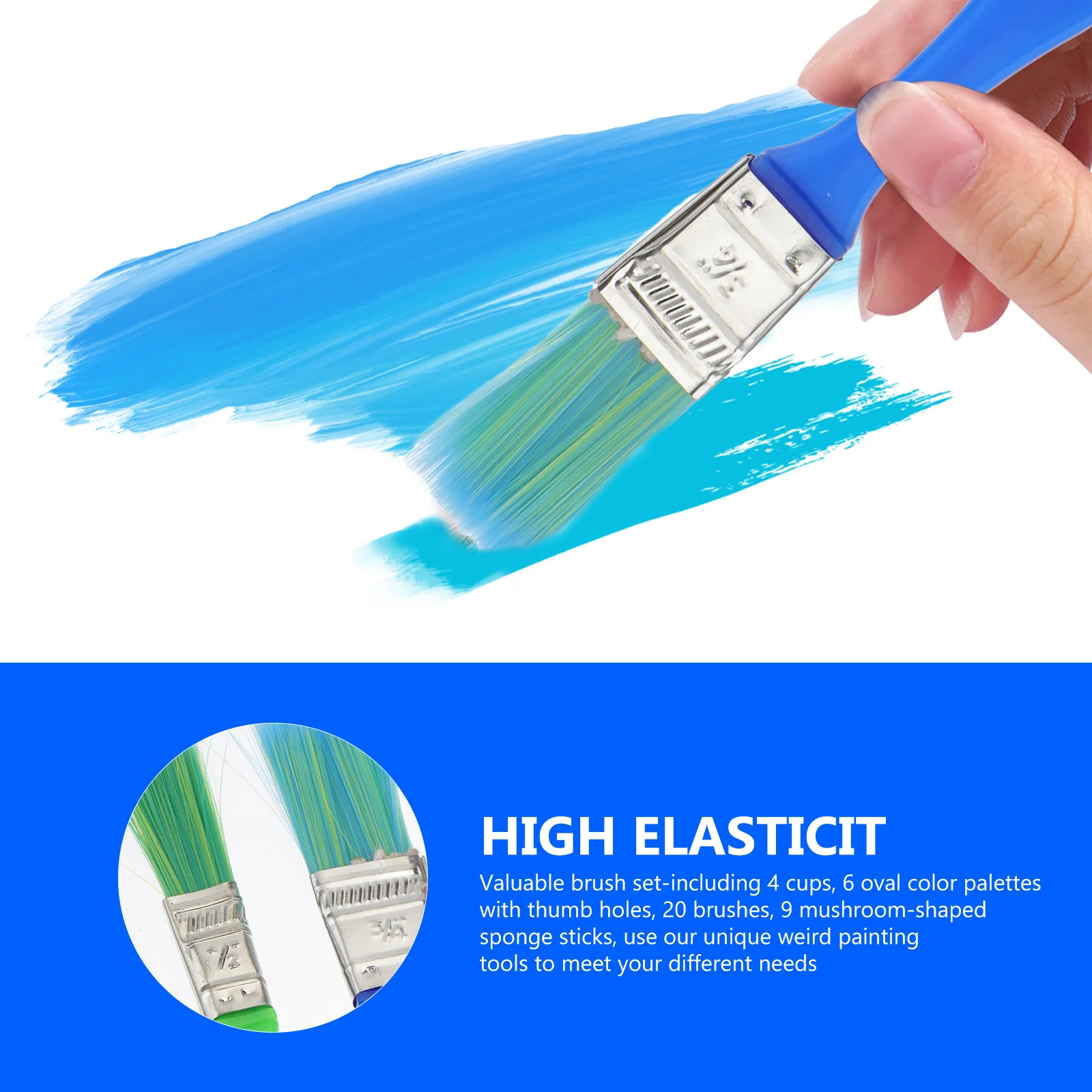 1 Set Paint Brush Art Kit Acrylic Oil Watercolor Gouache Face Painting Brushes Smooth Handle For Artists Beginners Pros Color
1 Set Paint Brush Art Kit Acrylic Oil Watercolor Gouache Face Painting Brushes Smooth Handle For Artists Beginners Pros Color