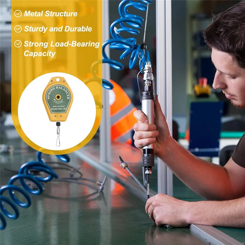 AT02-Retractable Spring Balancer Adjustable Cable Retractor Adjustable Cable Retractor 1.1-3.3Lbs (0.5-1.5Kg)
AT02-Retractable Spring Balancer Adjustable Cable Retractor Adjustable Cable Retractor 1.1-3.3Lbs (0.5-1.5Kg)