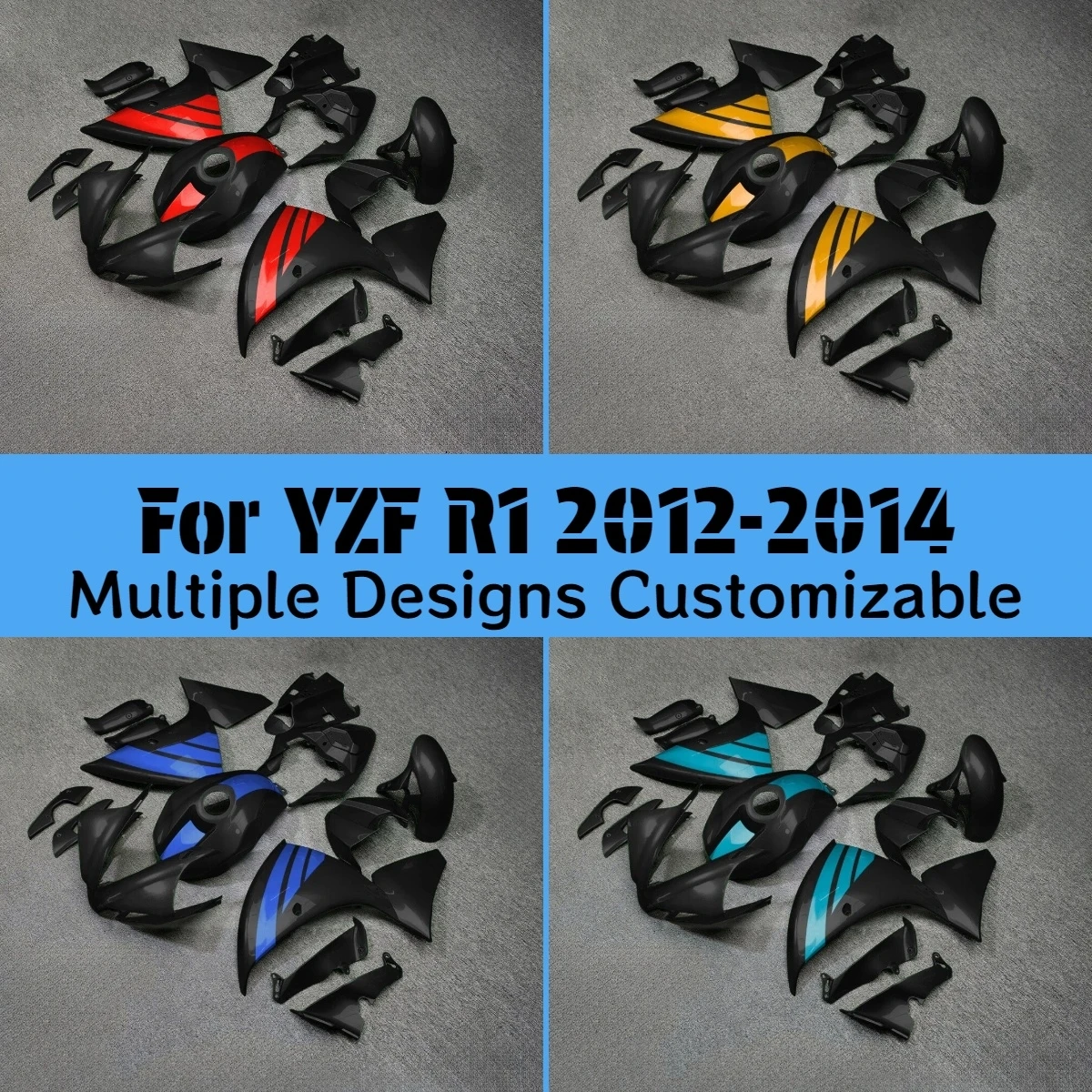 For YAMAHA YZF-R1 2012 2013 2014 Cool Fairing Kit YZF R1 12 13 14 Red Black Motorcycle Fairings ABS Injection
For YAMAHA YZF-R1 2012 2013 2014 Cool Fairing Kit YZF R1 12 13 14 Red Black Motorcycle Fairings ABS Injection