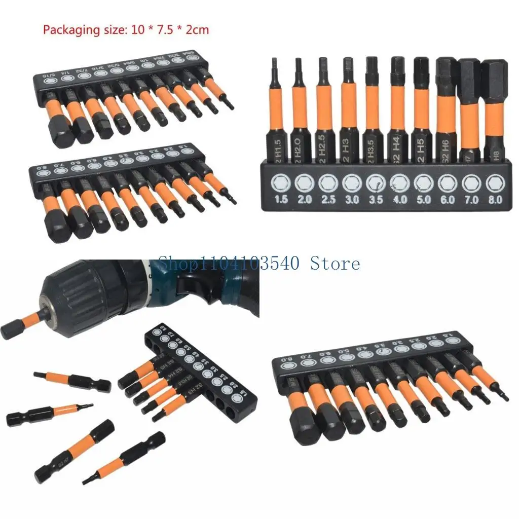02DC Compact Inner Hexagon Head Screwdriver Bit for Engineers DIYers
02DC Compact Inner Hexagon Head Screwdriver Bit for Engineers DIYers