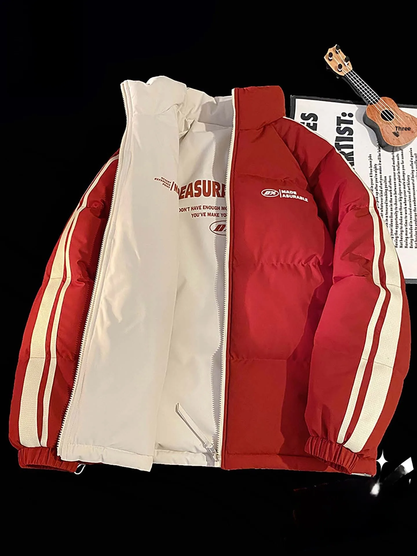 Double-Sided Wear Cotton Jacket for Men And Women Warm Couple Fashion Cotton Coat Outerwear Standard Fit Long Sleeve Zipper
Double-Sided Wear Cotton Jacket for Men And Women Warm Couple Fashion Cotton Coat Outerwear Standard Fit Long Sleeve Zipper