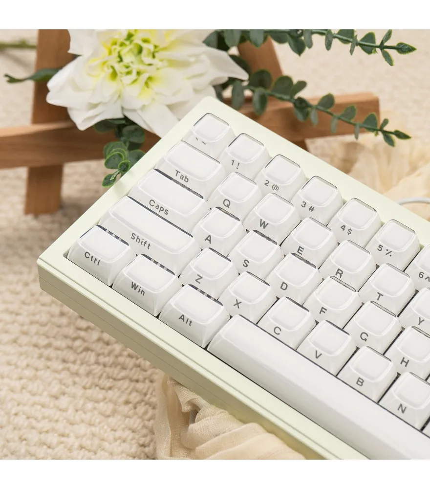 Pink/purple/white crystal side engraved keycap 113 keys ABS two-color OEM high adaptation Wooting and other mechanical keyboards
Pink/purple/white crystal side engraved keycap 113 keys ABS two-color OEM high adaptation Wooting and other mechanical keyboards
