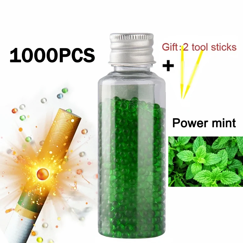 Hot Sale Popping Push Ball 1000PCS Mix Fruit flavor Cigarette Explosion Beads Black Ice mint taste Capsules Smoking Gadgets
Hot Sale Popping Push Ball 1000PCS Mix Fruit flavor Cigarette Explosion Beads Black Ice mint taste Capsules Smoking Gadgets
