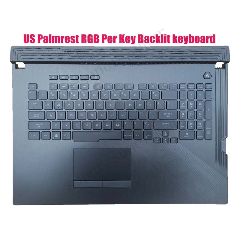 SSS+ US Palmrest Per Key Backlit keyboard for Asus ROG Strix G G731GU GL731GU
SSS+ US Palmrest Per Key Backlit keyboard for Asus ROG Strix G G731GU GL731GU