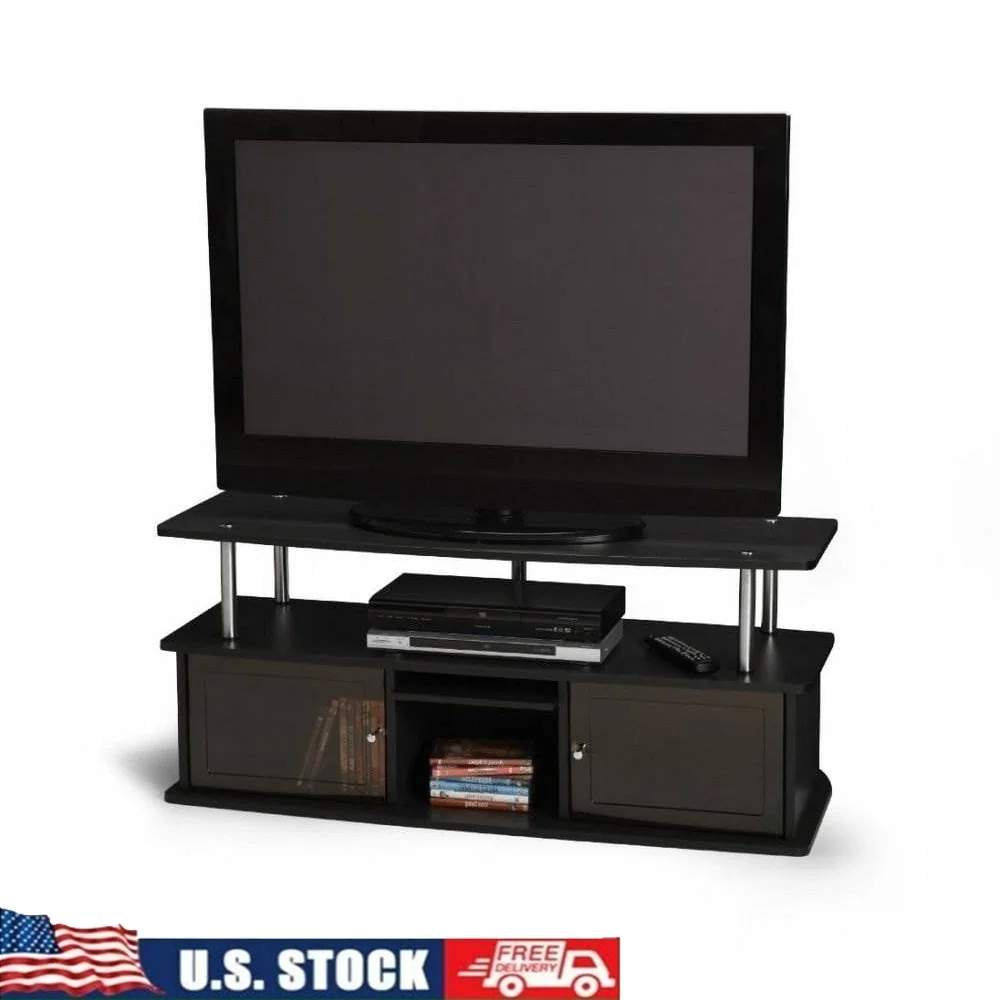 Designs2Go TV Stand with 3 Storage Cabinets Adjustable Shelves Contemporary Freestanding Furniture 55in TVs Easy Assembly Modern
Designs2Go TV Stand with 3 Storage Cabinets Adjustable Shelves Contemporary Freestanding Furniture 55in TVs Easy Assembly Modern