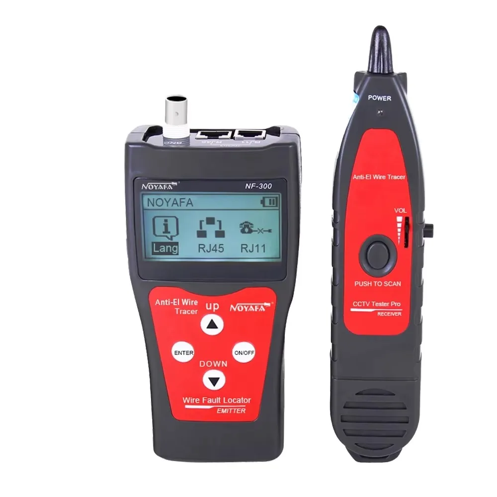NOYAFA NF-300 LCD Network Coax Cable Tester RJ45 RJ11 USB BNC Wire Tracer
NOYAFA NF-300 LCD Network Coax Cable Tester RJ45 RJ11 USB BNC Wire Tracer