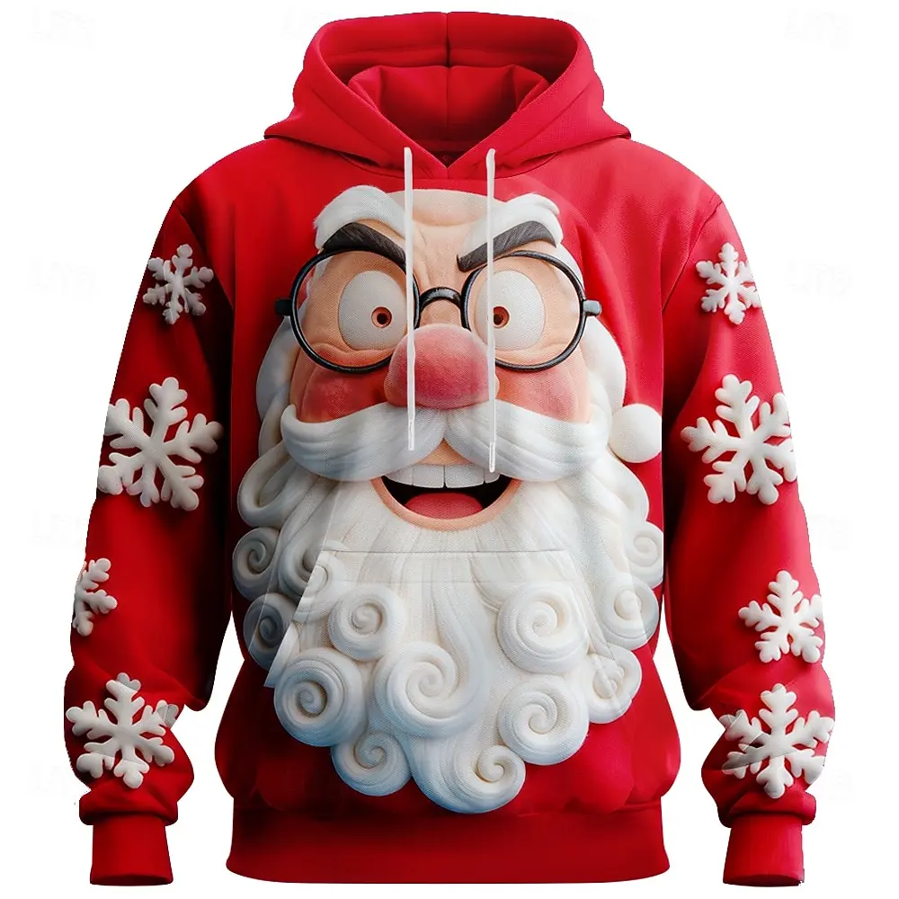 Funny Santa Claus Pattern Fashion 3D Printed Men's Hoodie Autumn And Winter Leisure Fashion Breathable Pullover Sweatshirts Tops
Funny Santa Claus Pattern Fashion 3D Printed Men's Hoodie Autumn And Winter Leisure Fashion Breathable Pullover Sweatshirts Tops