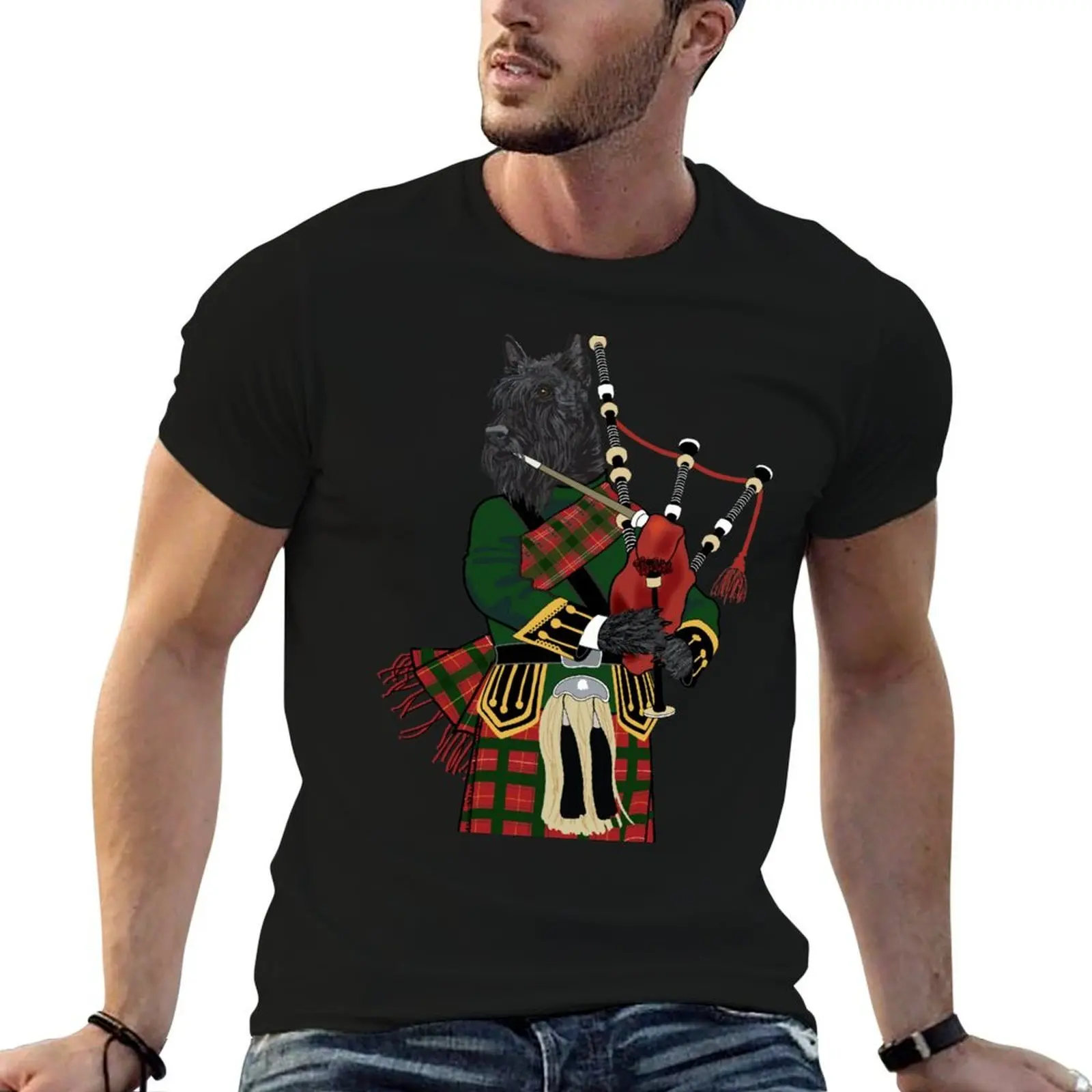 Scottish Terrier plays the Bagpipes T-Shirt t shirts for man cotton cotton t shirts man 100% T-Shirt
Scottish Terrier plays the Bagpipes T-Shirt t shirts for man cotton cotton t shirts man 100% T-Shirt