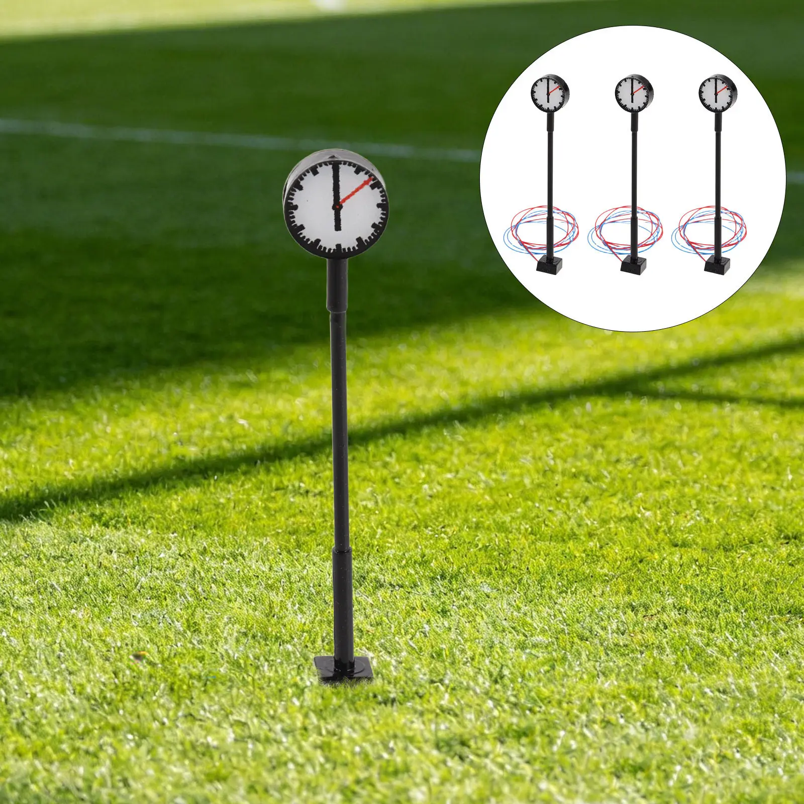 3Pcs Ho Scale Train Clock Light Vintage Platform Lamp 1:87 Alloy Miniature Railway Accessory for Train Layout Lighting Micro
3Pcs Ho Scale Train Clock Light Vintage Platform Lamp 1:87 Alloy Miniature Railway Accessory for Train Layout Lighting Micro