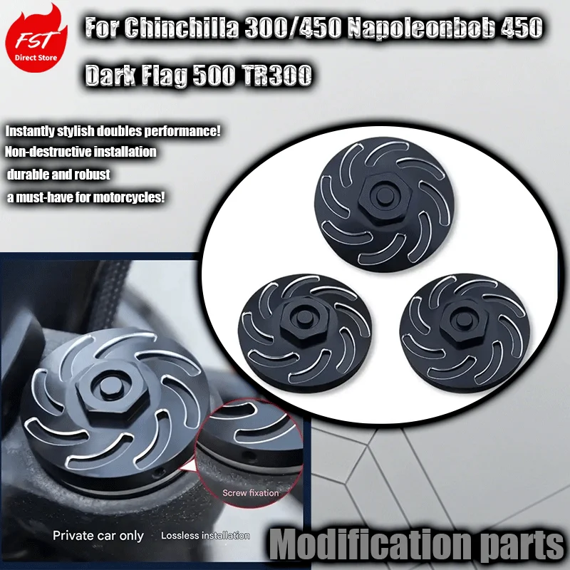 For Chinchilla 300/450 Napoleonbob 450 Dark Flag 500 TR300 shock absorbing decorative cover
For Chinchilla 300/450 Napoleonbob 450 Dark Flag 500 TR300 shock absorbing decorative cover