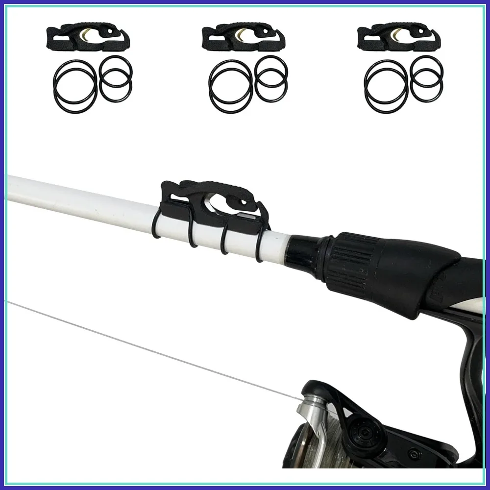 Rod Mounted Line Cutter & Hook Keeper for Fishing Tackle Changes - Prevent Tangles, Keep Hooks Safe - Easy to Install
Rod Mounted Line Cutter & Hook Keeper for Fishing Tackle Changes - Prevent Tangles, Keep Hooks Safe - Easy to Install