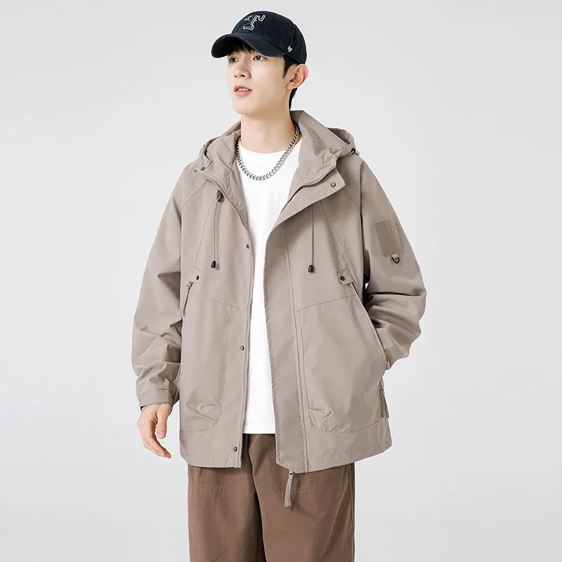 TRSYPHXM 2025 new Men's single-layer jacket jacket, outdoor hiking suit, workwear, multi pocket mountain style jacket
TRSYPHXM 2025 new Men's single-layer jacket jacket, outdoor hiking suit, workwear, multi pocket mountain style jacket