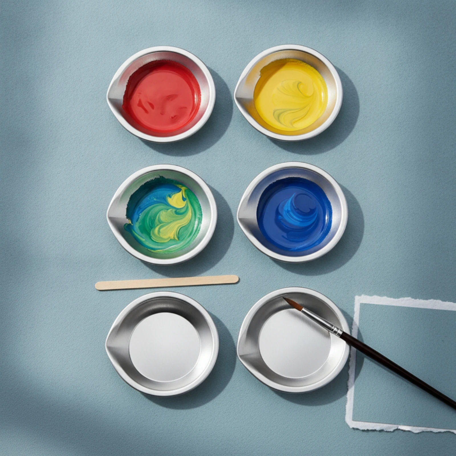 6 Pieces Paint Palette Cups Stackable Paint Cups with Pouring Lip Dish Sturdy Mini for Model Painters, Miniature Painting
6 Pieces Paint Palette Cups Stackable Paint Cups with Pouring Lip Dish Sturdy Mini for Model Painters, Miniature Painting